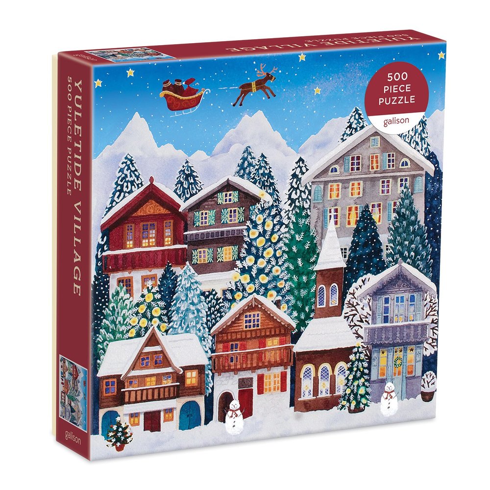 500 Piece Puzzle, Yuletide Village