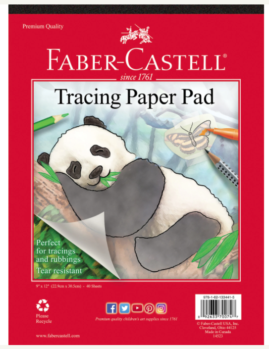Tracing Paper Pad 9 x 12 - Faber-Castell
