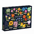 1000 Piece Puzzle, Edible Flowers