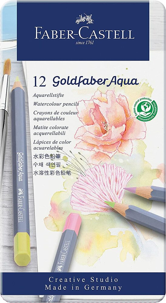 Faber-Castell Goldfaber Lápices Acuarelables (Colores Pasteles