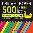 Origami Paper, 500 Vibrant Sheets