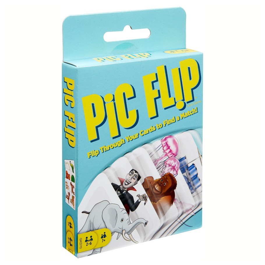 Pic Flip Card Game - Mattel