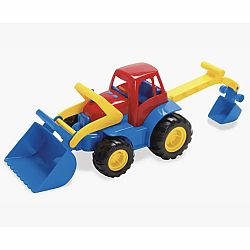 Tractor-Digger with Rubber Wheels