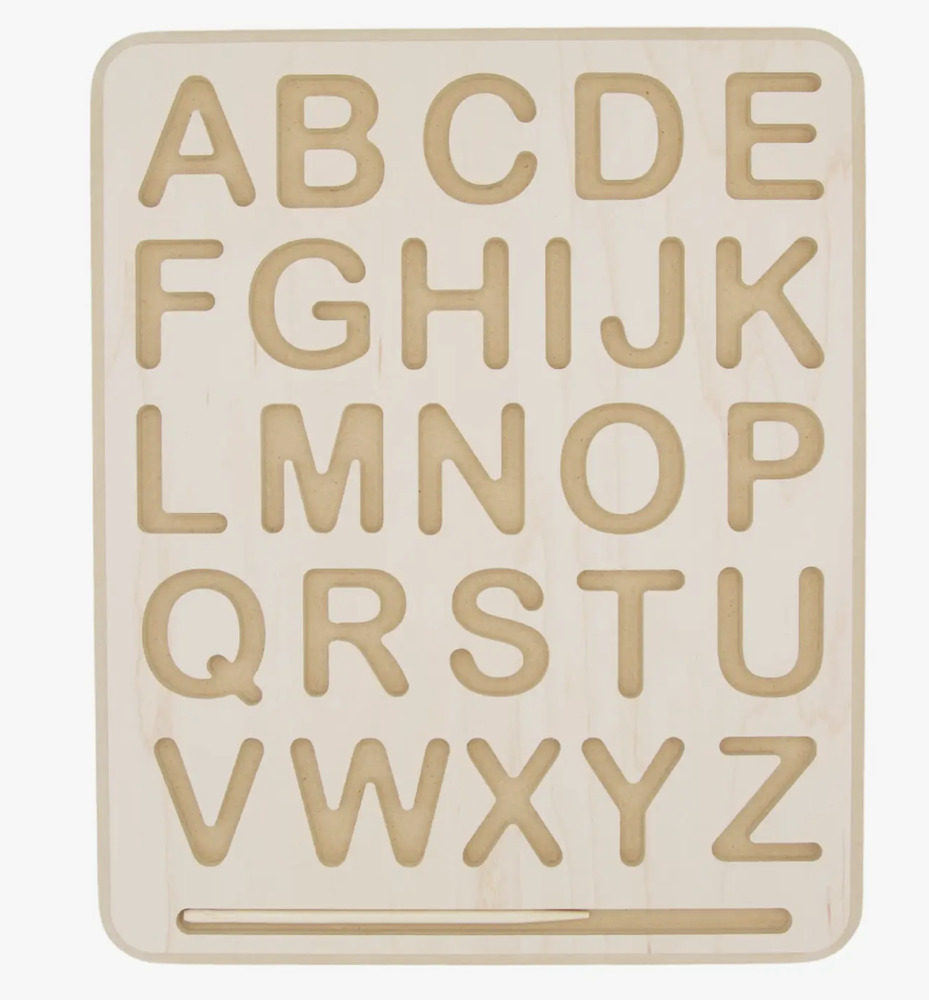 Reversible Alphabet Tracing Board with Uppercase and Lowercase Letters –  Lindquist Lane